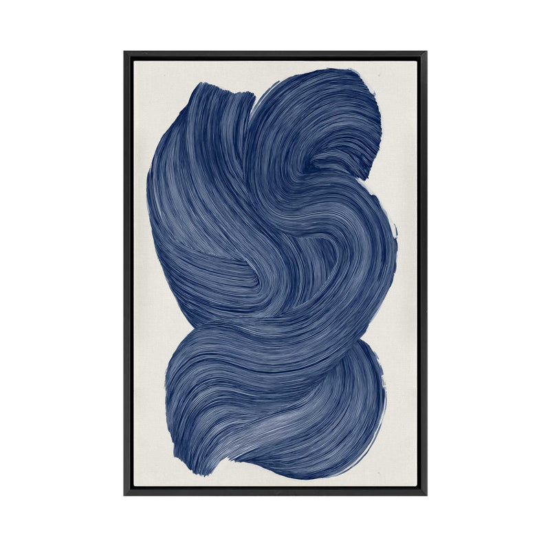 Indigo Pigment II | Framed Canvas