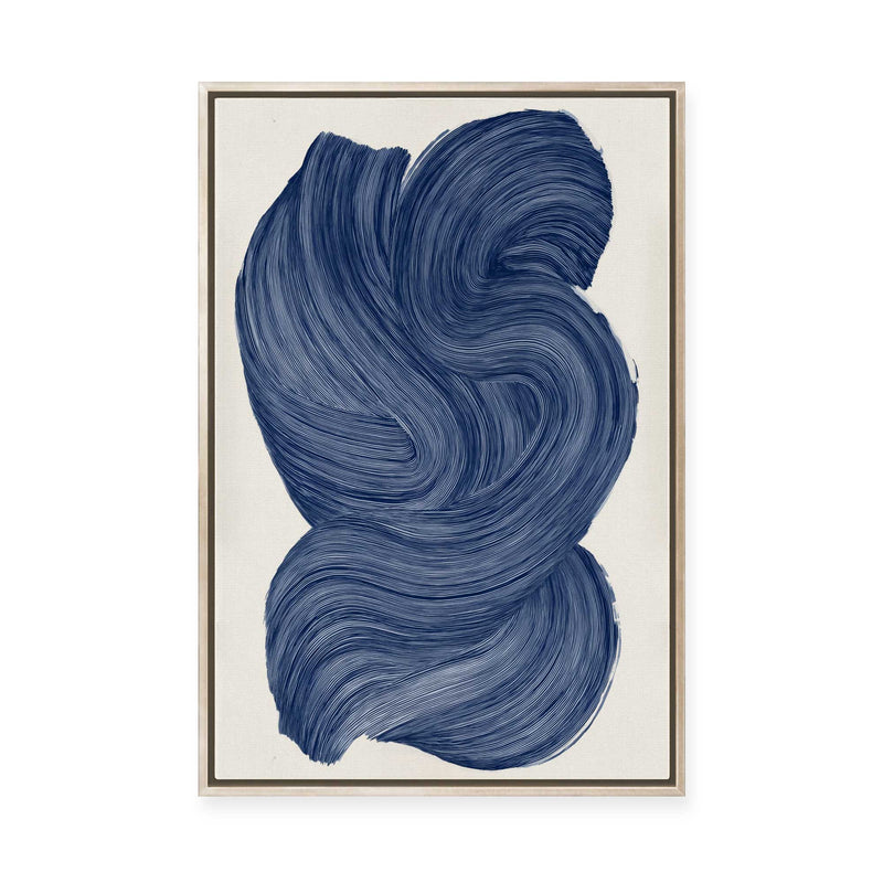 Indigo Pigment II | Framed Canvas