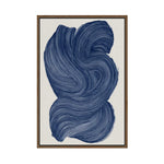 Indigo Pigment II | Framed Canvas