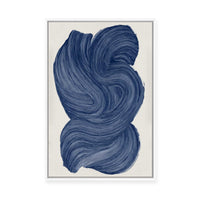 Indigo Pigment II | Framed Canvas
