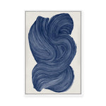 Indigo Pigment II | Framed Canvas