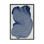 Indigo Pigment I | Framed Canvas