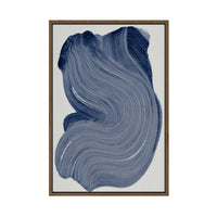 Indigo Pigment I | Framed Canvas