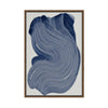 Indigo Pigment I | Framed Canvas