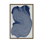 Indigo Pigment I | Framed Canvas