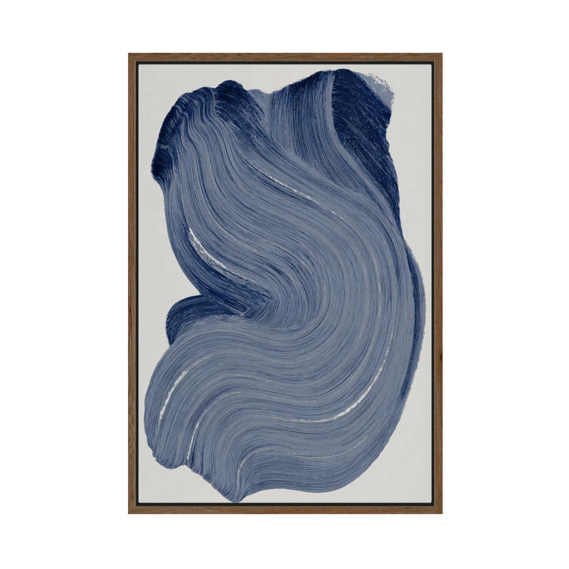 Indigo Pigment I | Framed Canvas