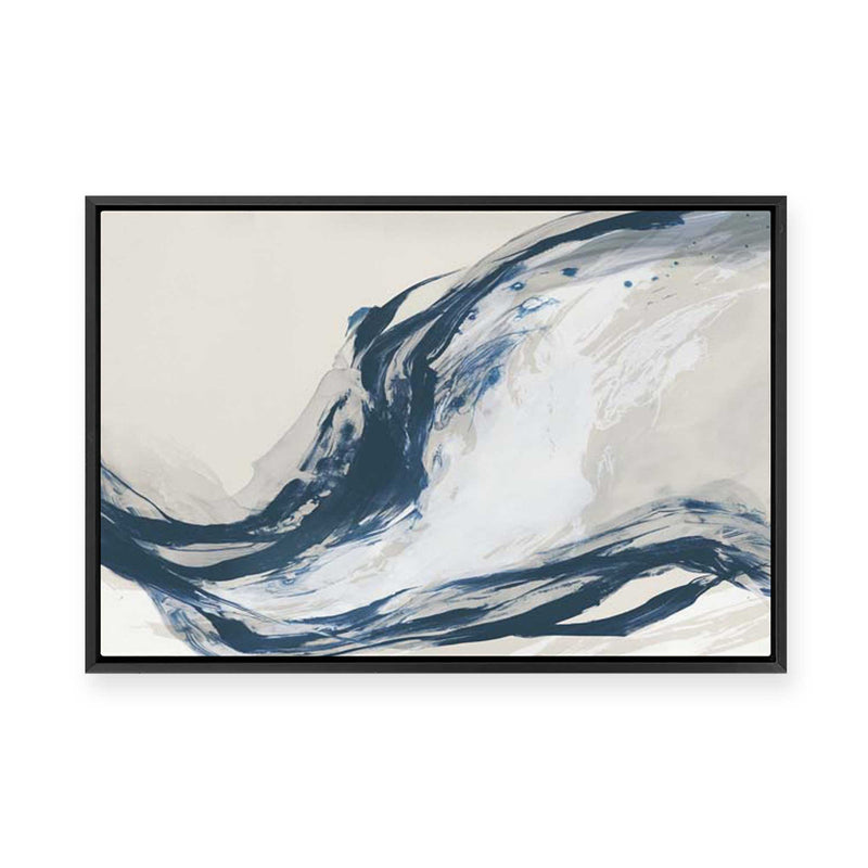 Indigo Surge | Framed Canvas