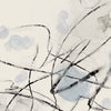 Ink Trails on Soft Blue Mist II