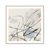Ink Trails on Soft Blue Mist II