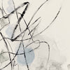 Ink Trails on Soft Blue Mist I