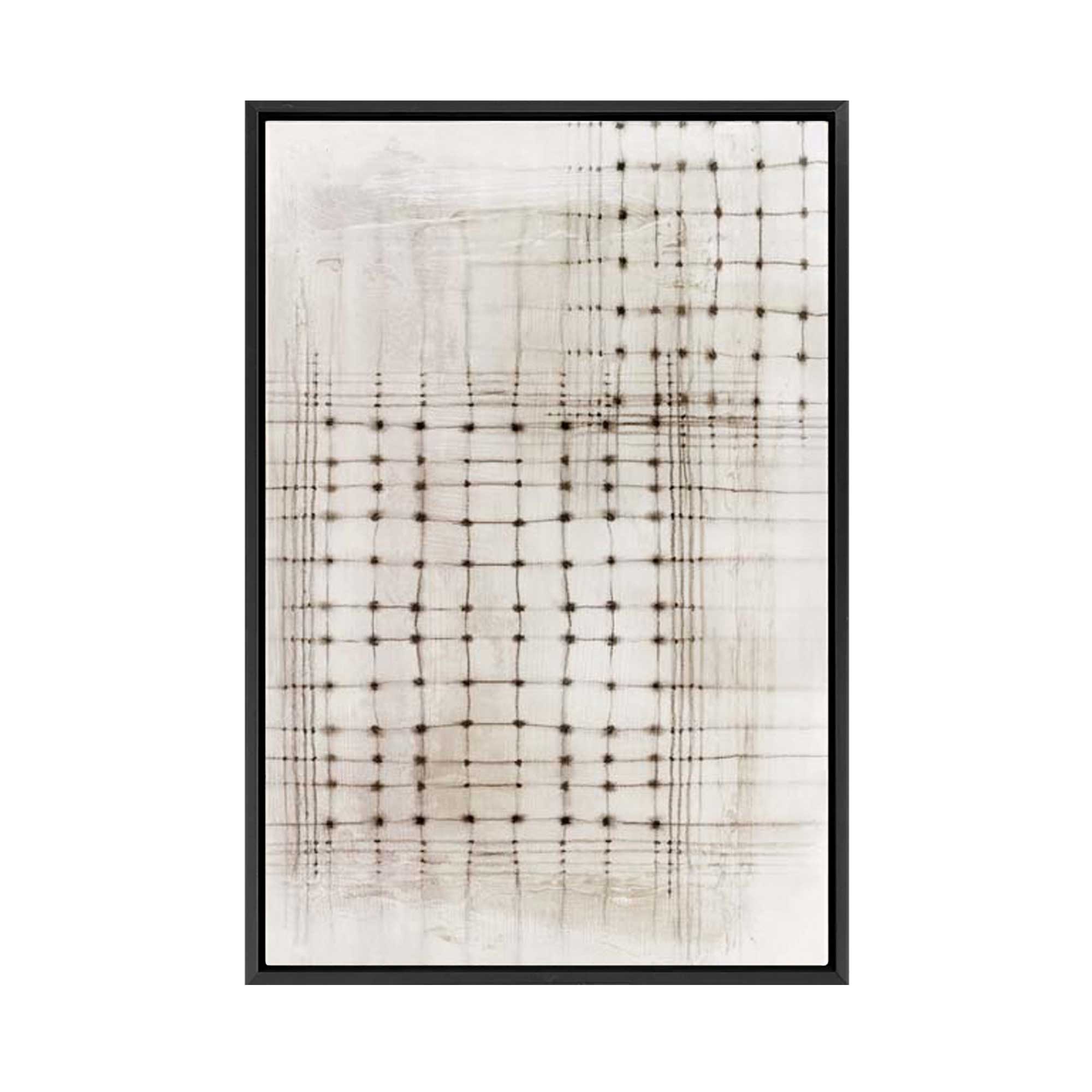Intersecting Lines in Quiet Neutrality II | Framed Canvas