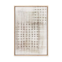 Intersecting Lines in Quiet Neutrality II | Framed Canvas