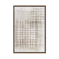 Intersecting Lines in Quiet Neutrality II | Framed Canvas