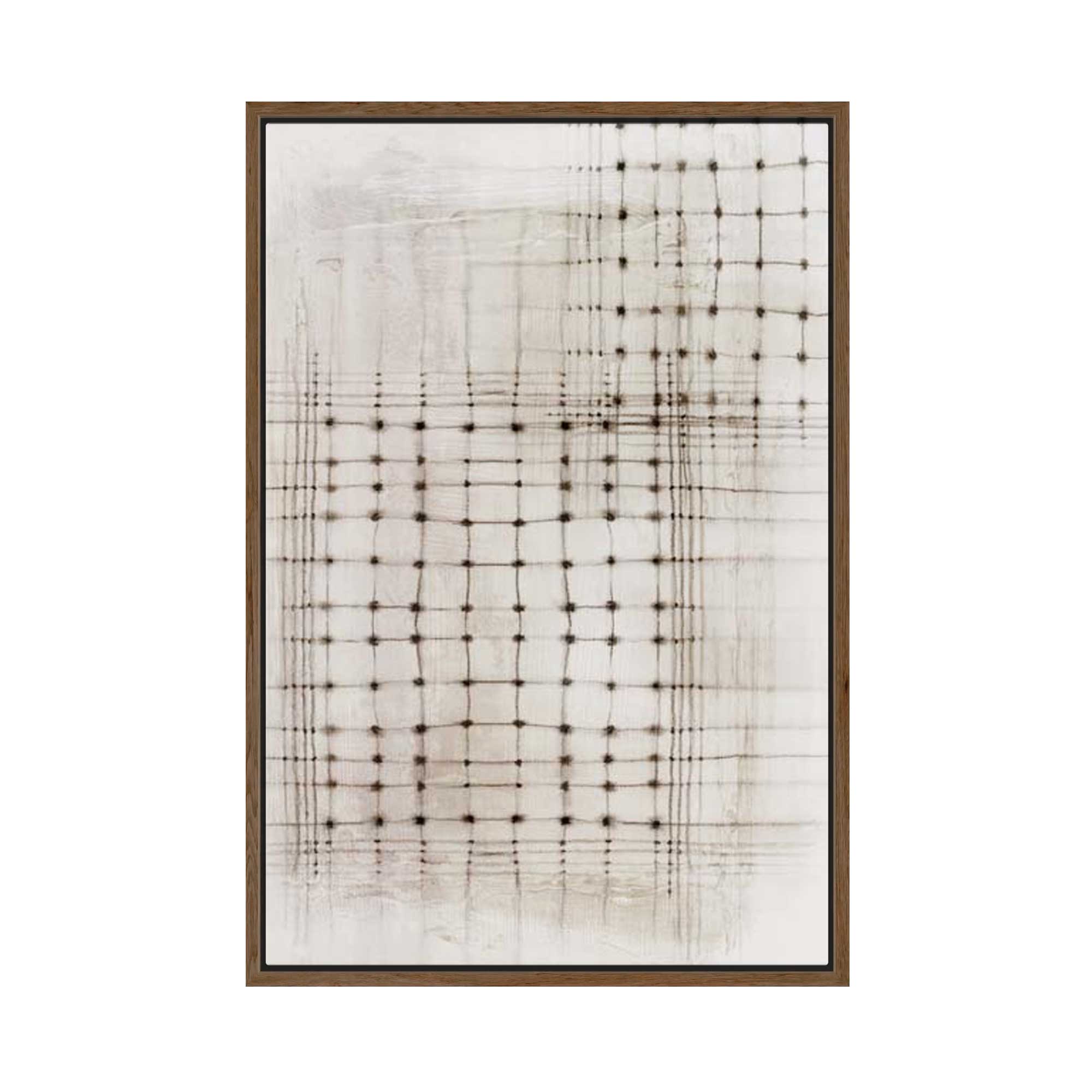 Intersecting Lines in Quiet Neutrality II | Framed Canvas