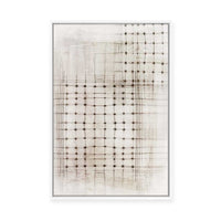 Intersecting Lines in Quiet Neutrality II | Framed Canvas