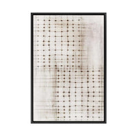 Intersecting Lines in Quiet Neutrality I | Framed Canvas