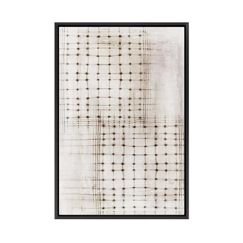 Intersecting Lines in Quiet Neutrality I | Framed Canvas