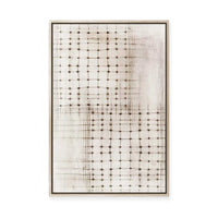Intersecting Lines in Quiet Neutrality I | Framed Canvas