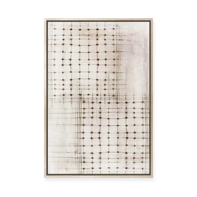 Intersecting Lines in Quiet Neutrality I | Framed Canvas