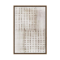 Intersecting Lines in Quiet Neutrality I | Framed Canvas