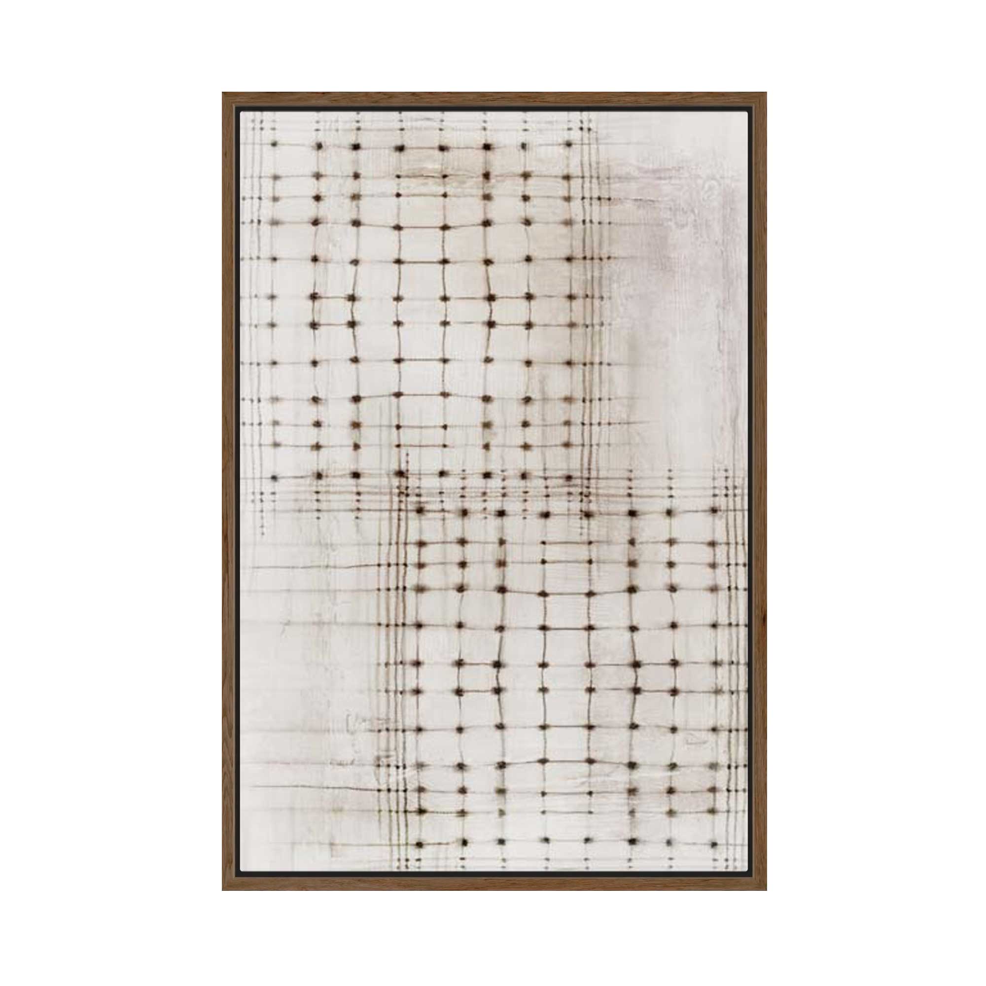 Intersecting Lines in Quiet Neutrality I | Framed Canvas