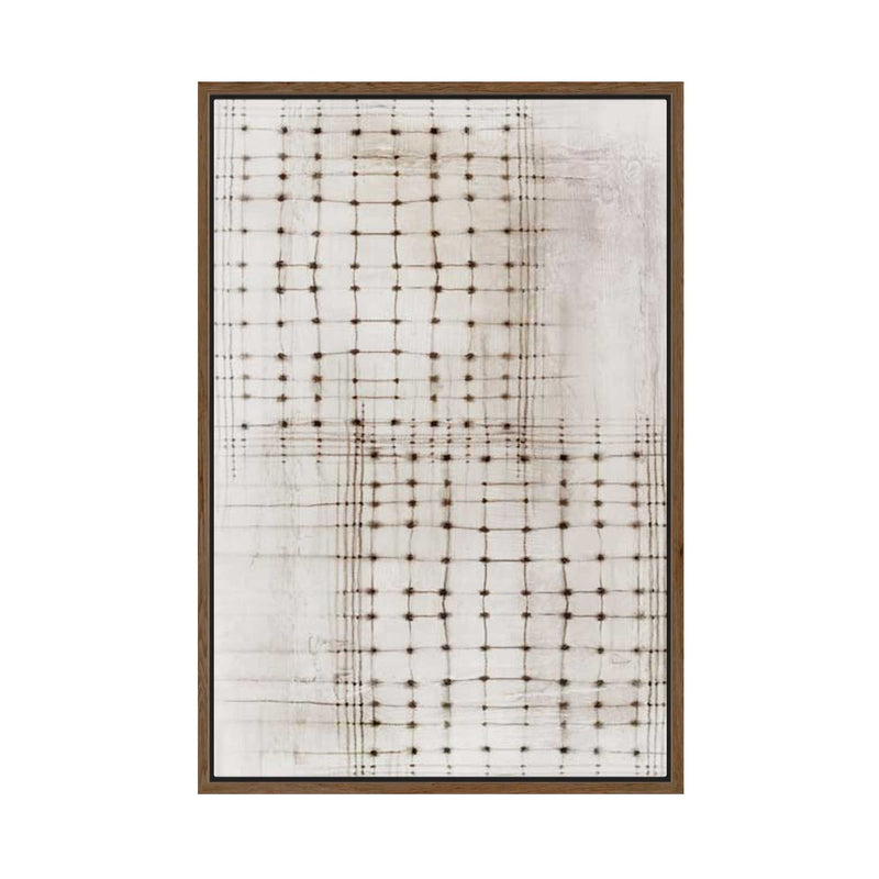 Intersecting Lines in Quiet Neutrality I | Framed Canvas