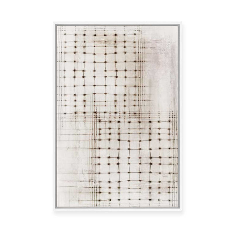 Intersecting Lines in Quiet Neutrality I | Framed Canvas