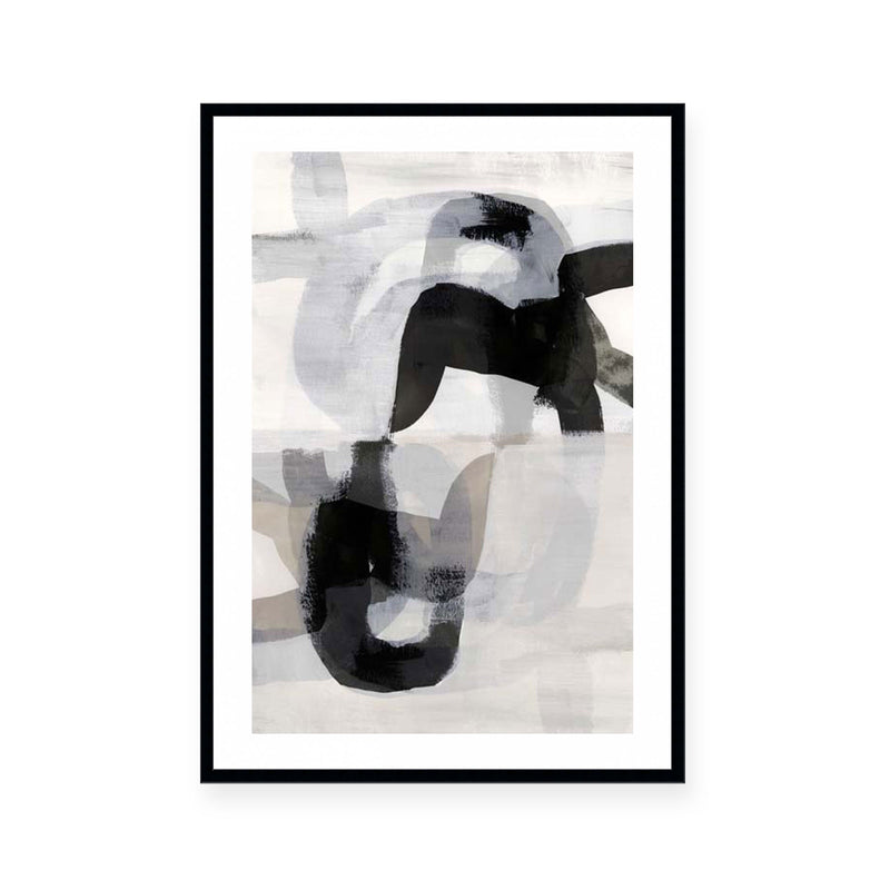 Interwoven Monochrome Shapes II