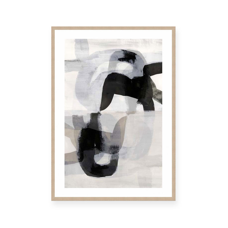 Interwoven Monochrome Shapes II