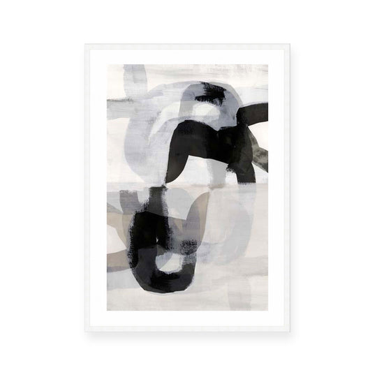 Interwoven Monochrome Shapes II