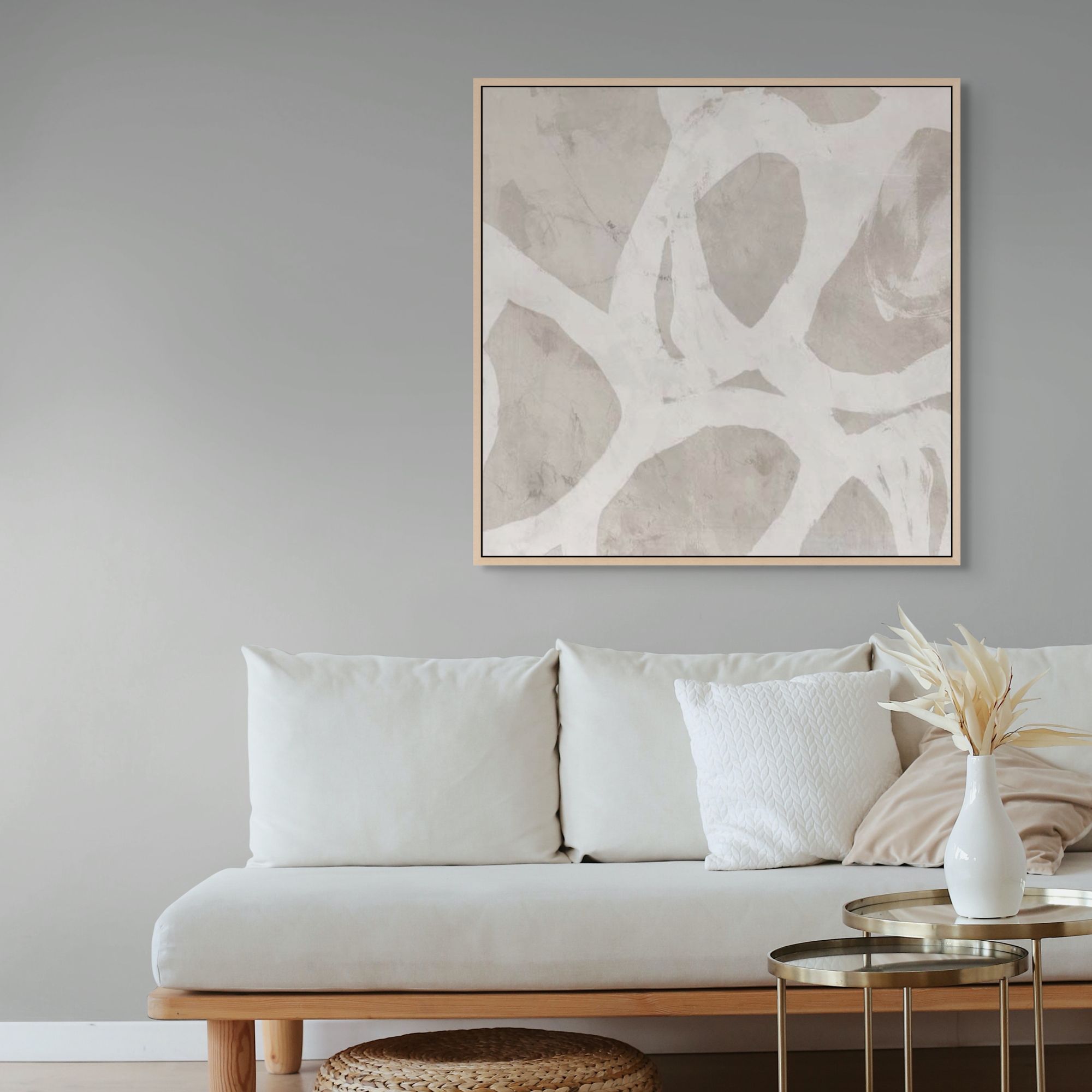 Interwoven II | Framed Canvas