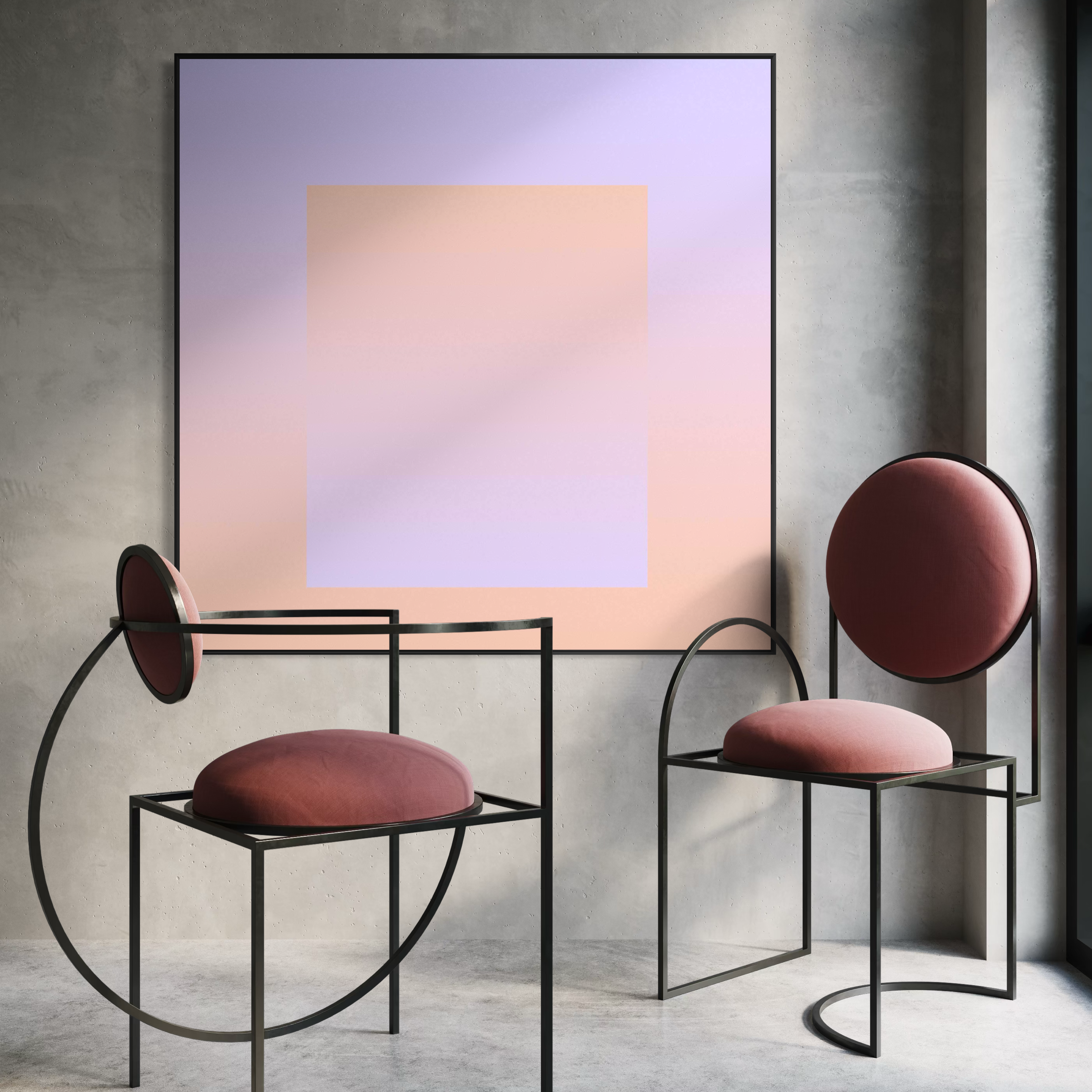 Introspect 2 | Square | Framed Canvas