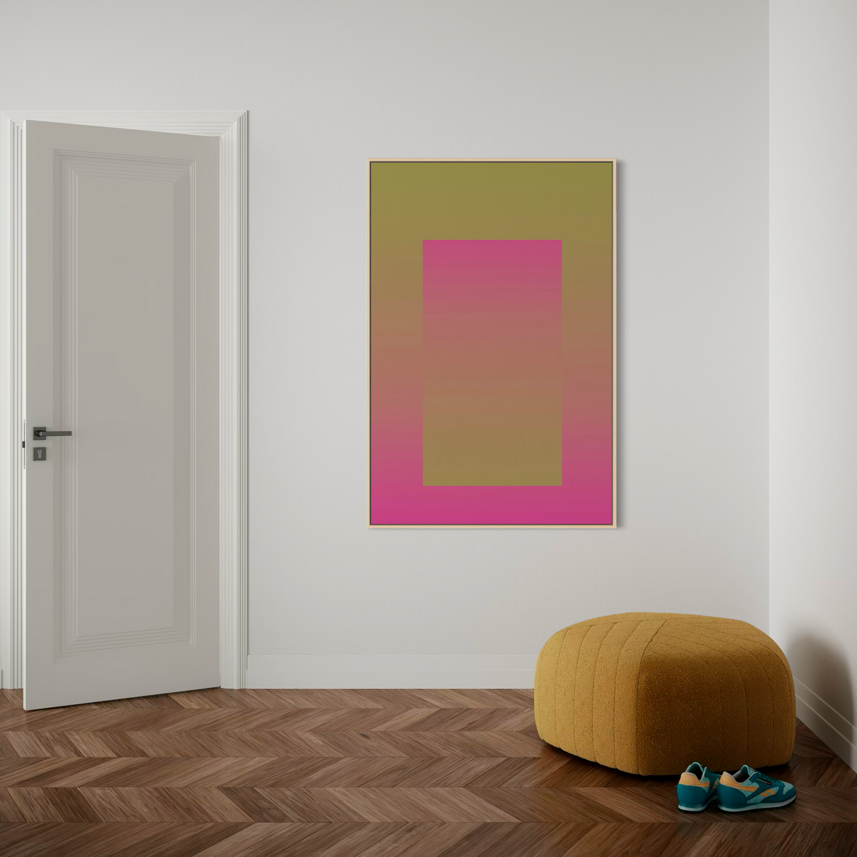 Introspect 3 | Portrait | Framed Canvas