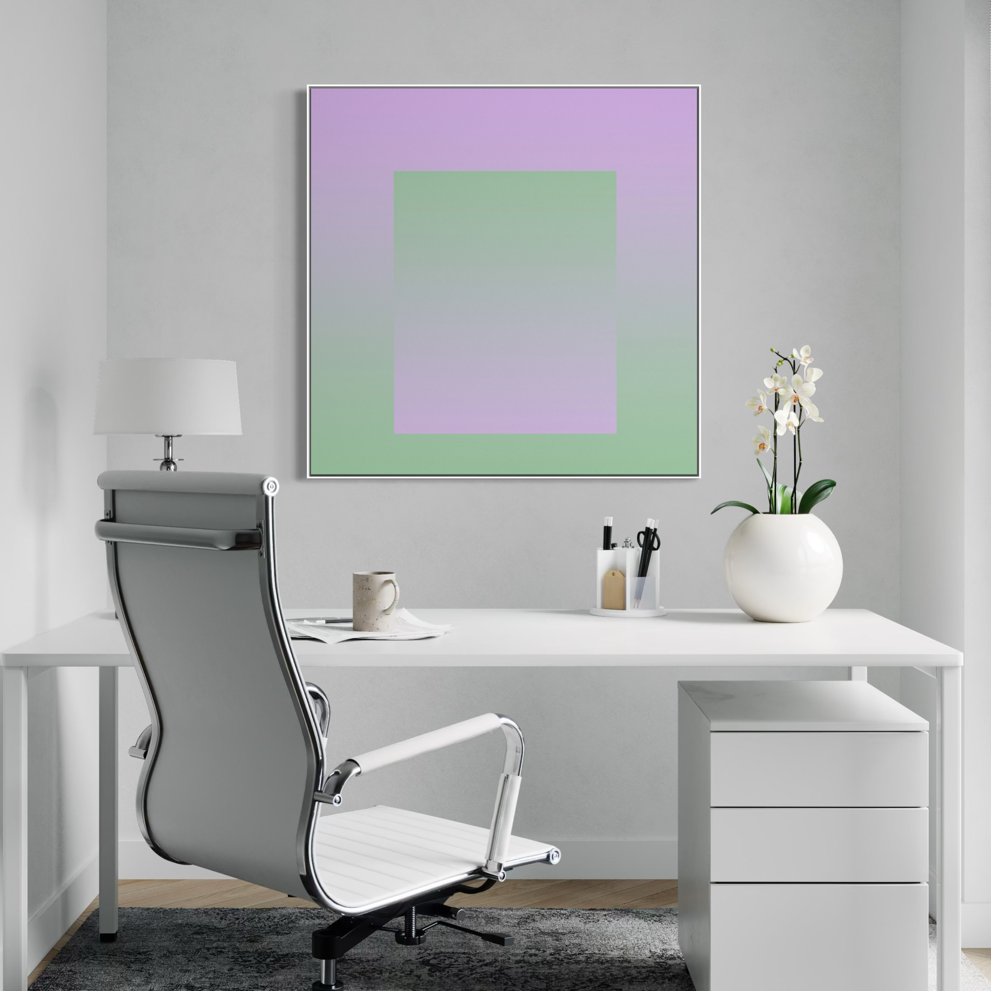 Introspect 4 | Square | Framed Canvas