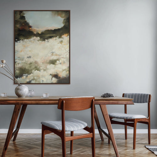 Ivory Dawn | Framed Canvas