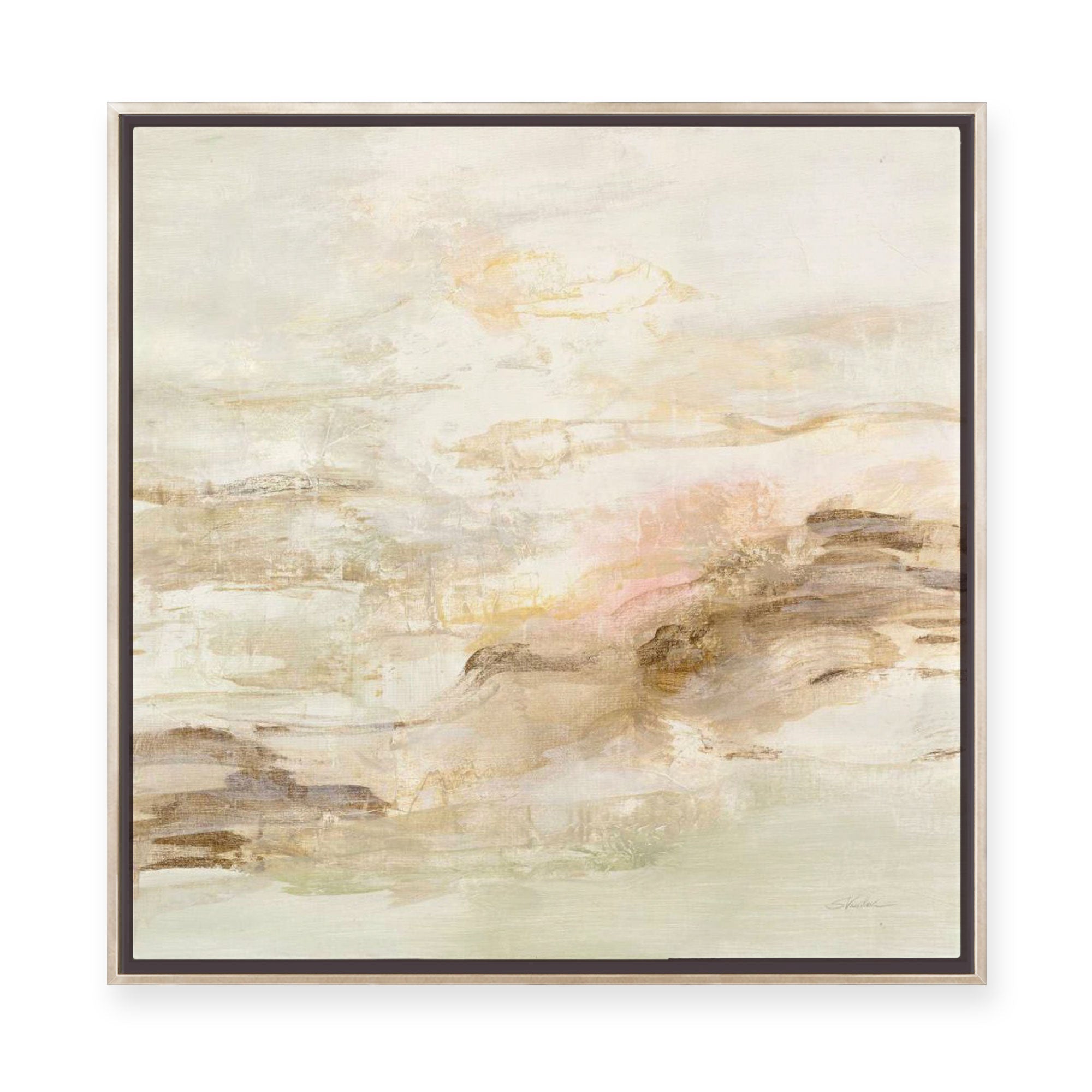 Ivory Hues | Framed Canvas