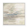 January Slopes | Blue | Framed Canvas