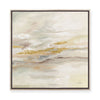 Copy of January Slopes | Gold | Framed Canvas