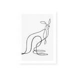 Kangaroo for WIRES | Fine Art Print | Peytil