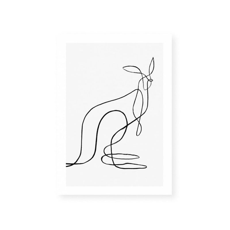 Kangaroo for WIRES | Fine Art Print | Peytil