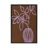 Lilac Umber | Framed Canvas