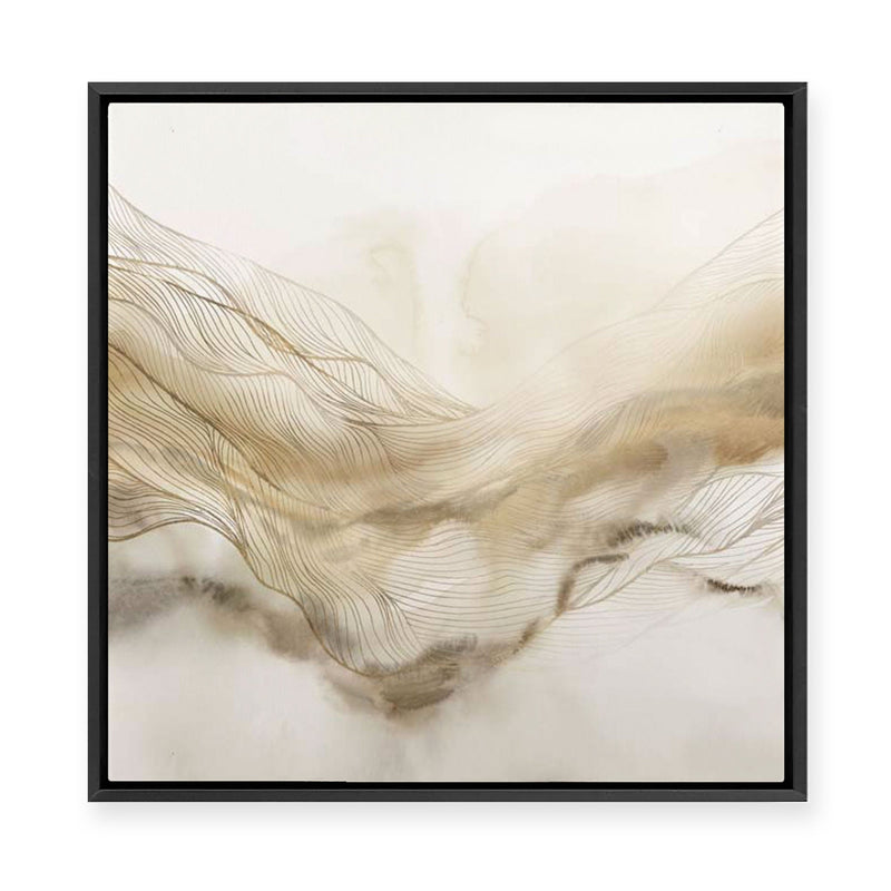 Line Haze II | Framed Canvas