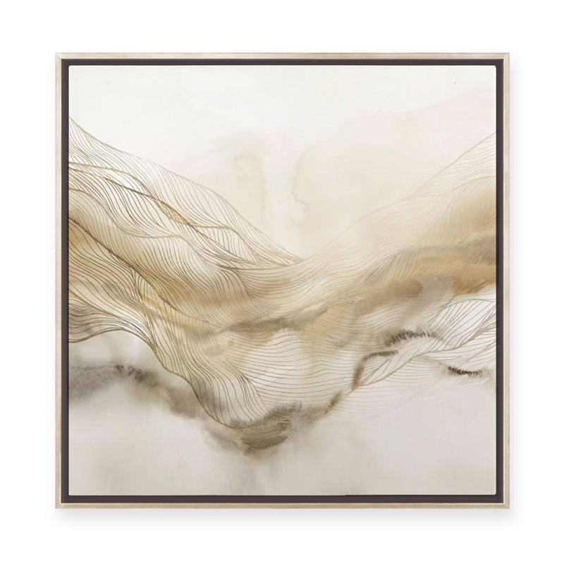 Line Haze II | Framed Canvas