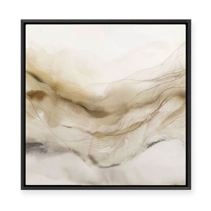 Line Haze I | Framed Canvas