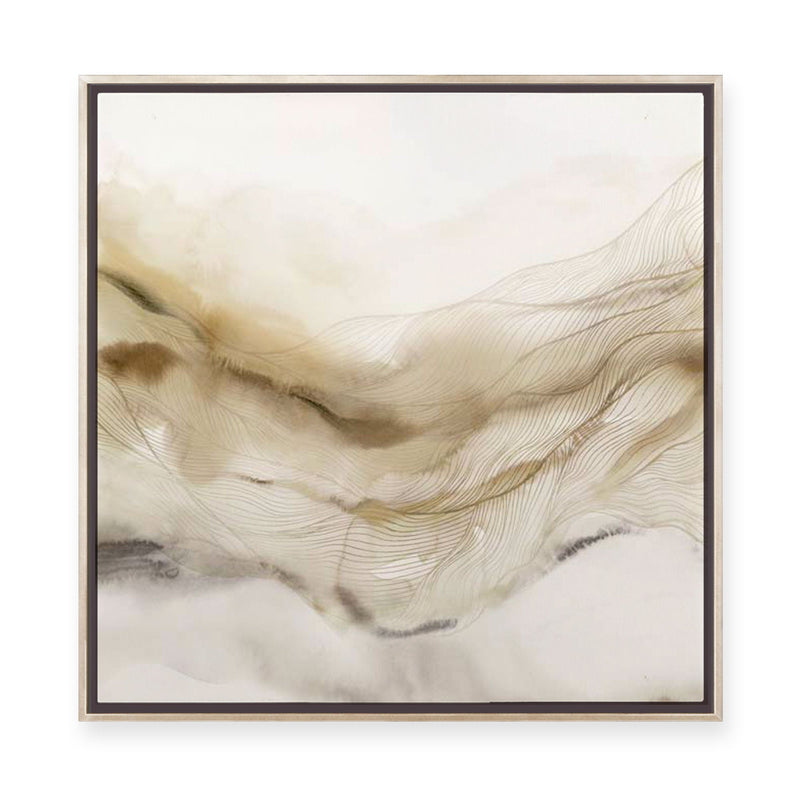 Line Haze I | Framed Canvas