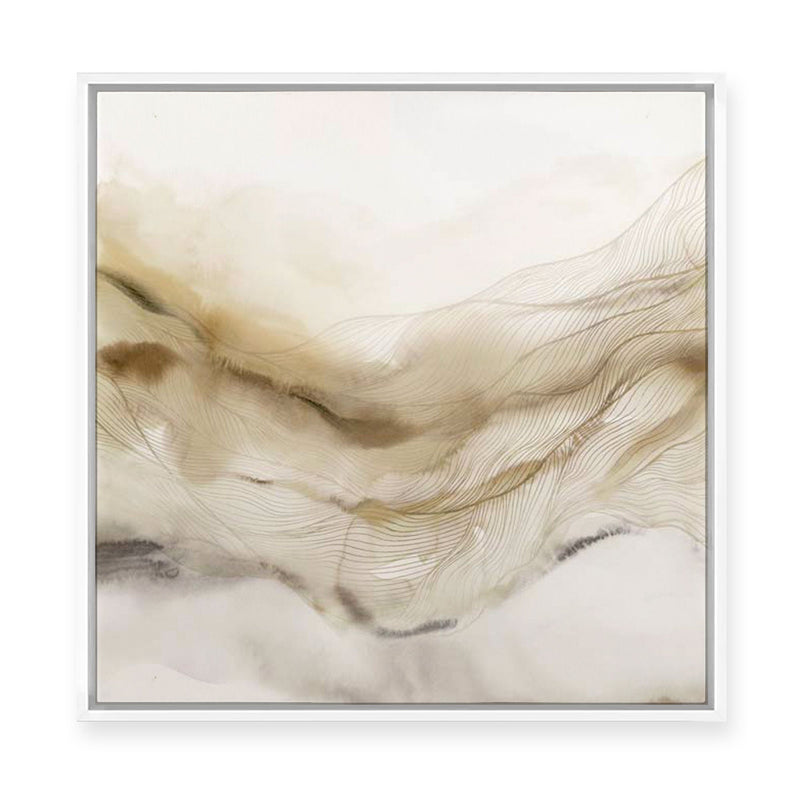 Line Haze I | Framed Canvas