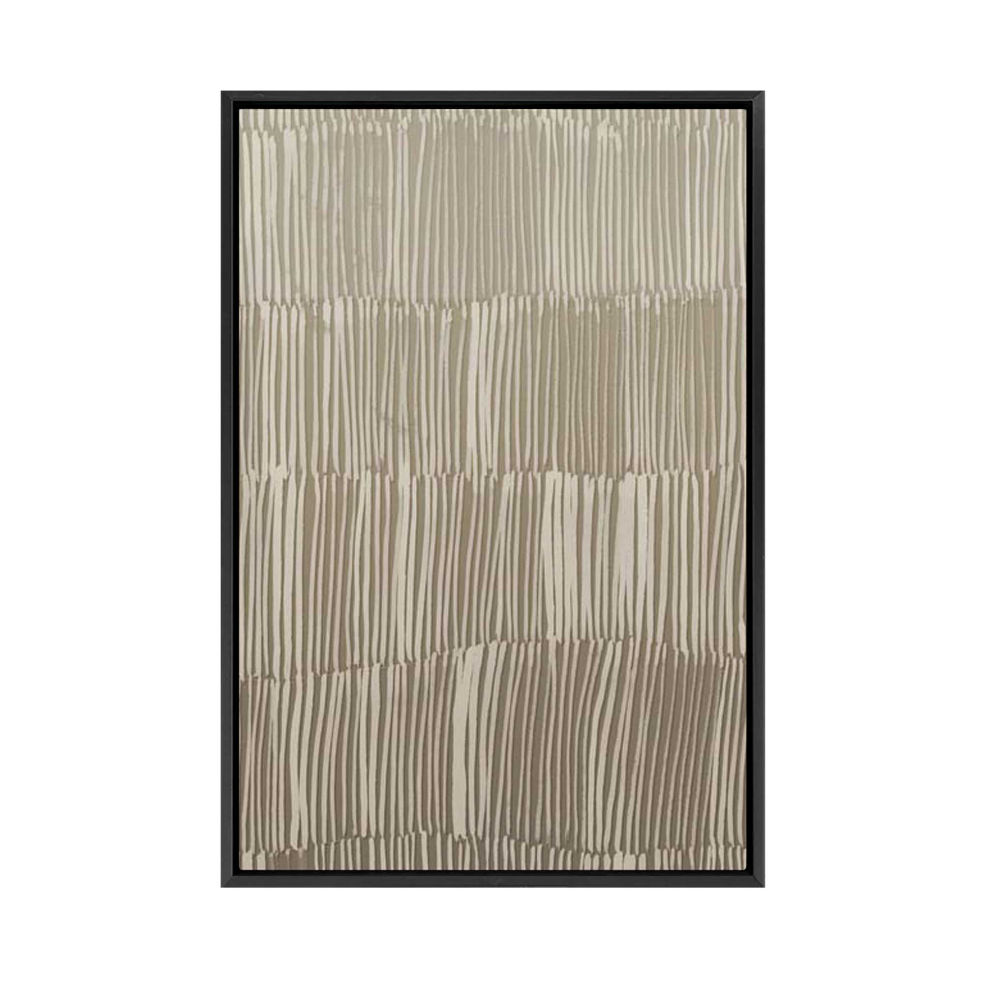 Linear Calm II | Framed Canvas