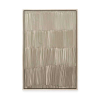 Linear Calm II | Framed Canvas