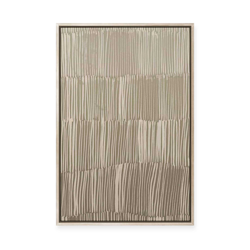 Linear Calm II | Framed Canvas