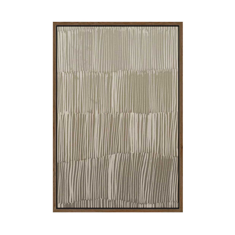 Linear Calm II | Framed Canvas